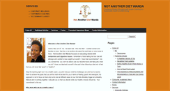 Desktop Screenshot of notanotherdietwanda.com